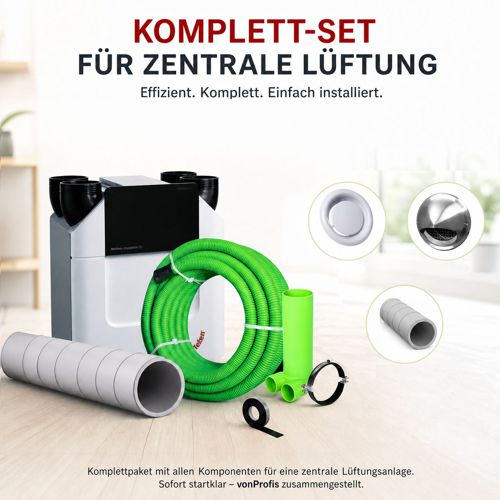Lüftungspaket Selbstbausatz mit Zehnder